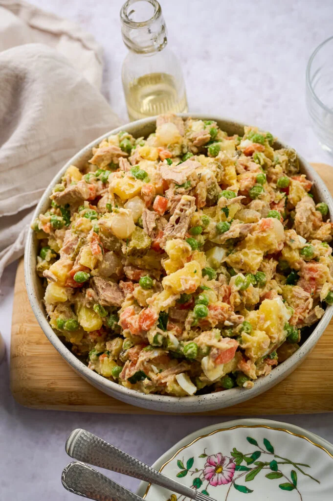 Russische salade met tonijn 3 Russische salade recept