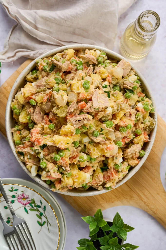 Russische salade met tonijn 4 Russische salade variaties