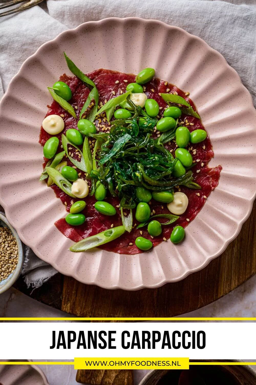 Japanse carpaccio 5 Aziatische carpaccio