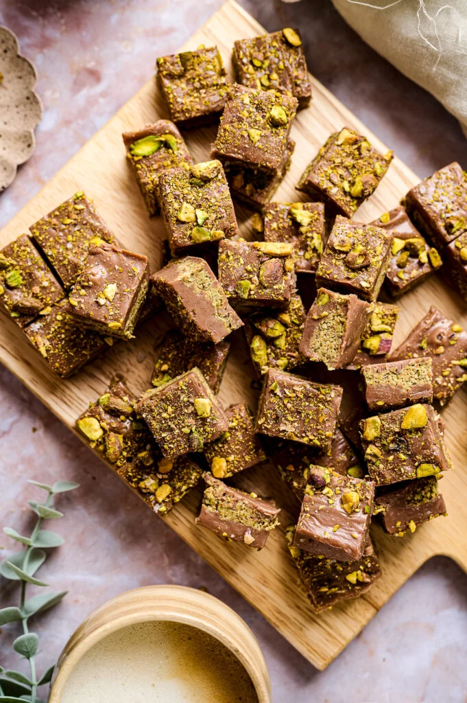 Dubai chocolade fudge 6 chocolade fudge maken