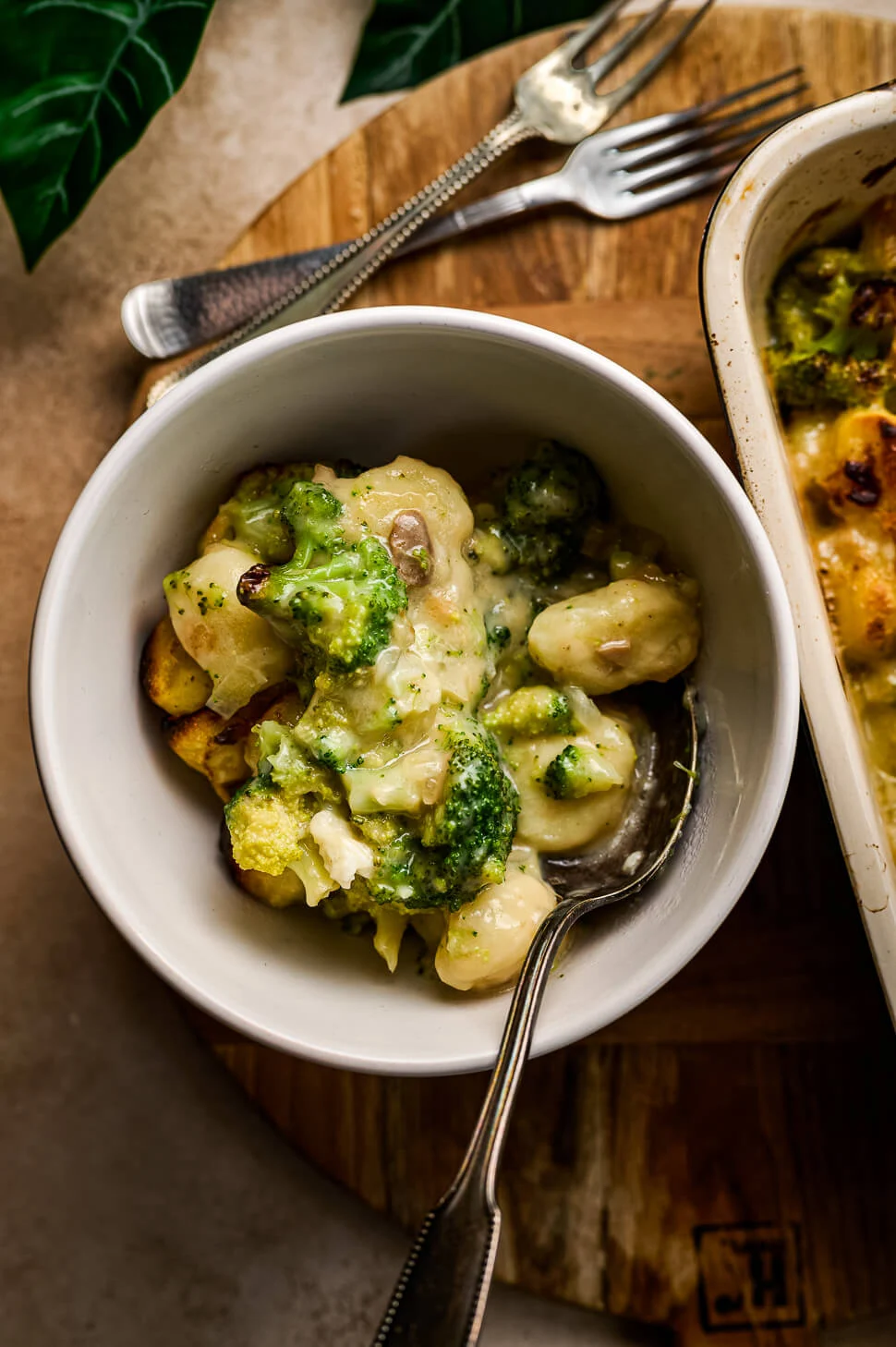 Gegratineerde gnocchi met broccoli 6 gegratineerde broccoli