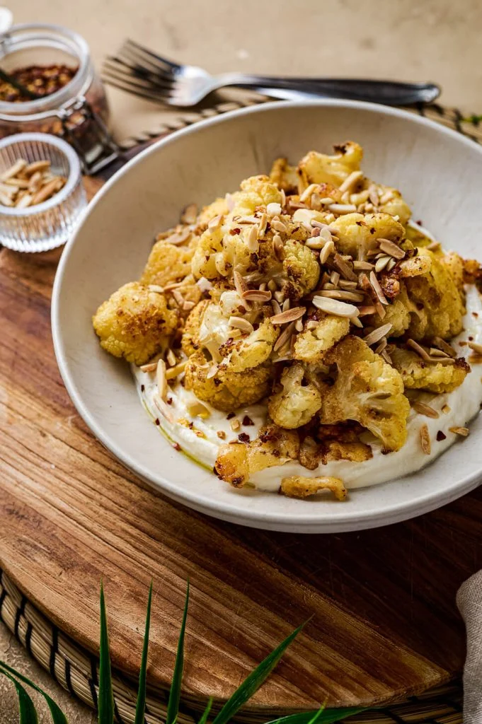 Geroosterde bloemkool met opgeklopte feta 7 geroosterde bloemkool met opgeklopte feta