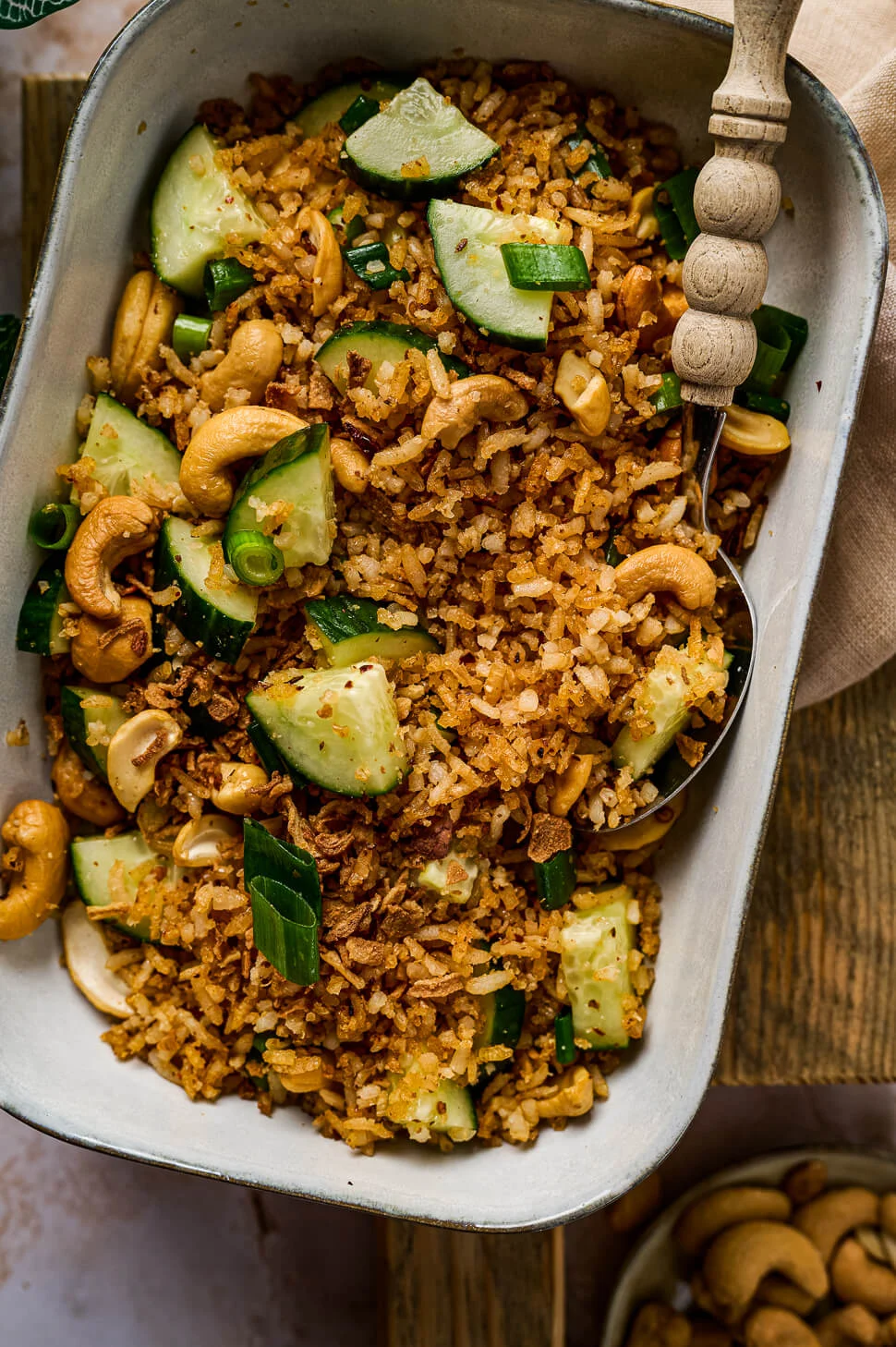 Krokante rijst salade 6 Krokante rijst salade
