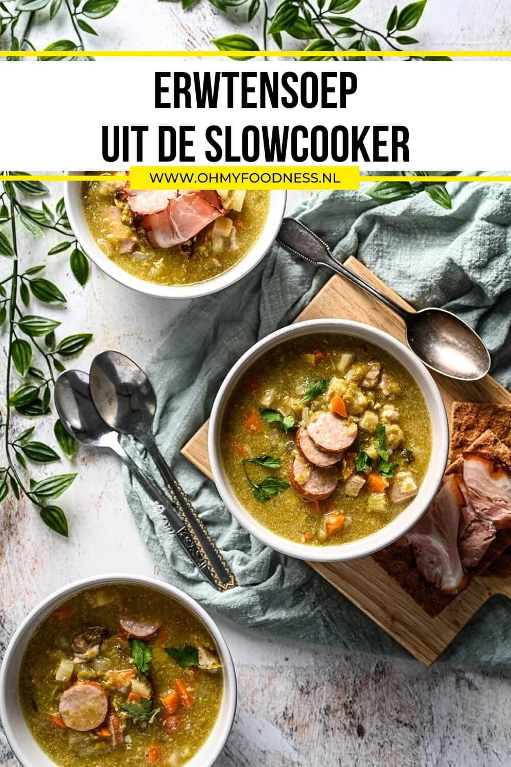 Erwtensoep uit de slowcooker 4 slowcooker erwtensoep recept