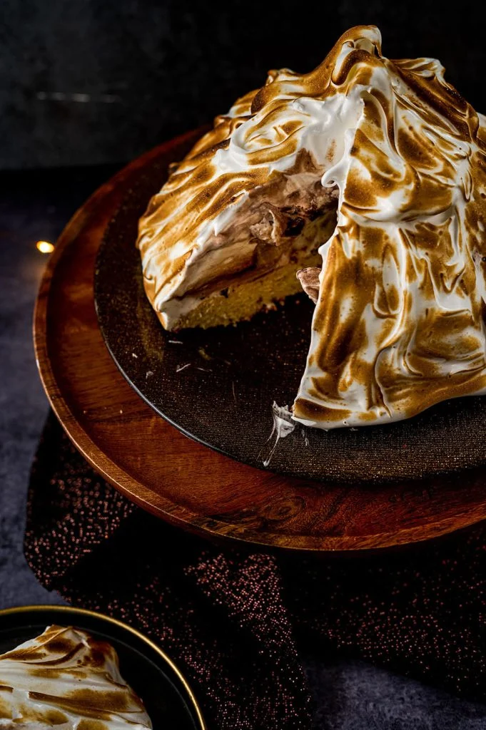 Baked Alaska 4 Baked alaska dessert