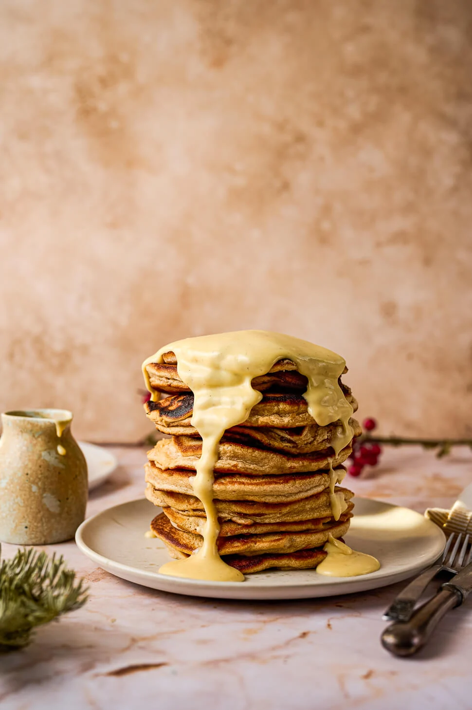 Apfelstrudel pancakes 4 pannenkoek met appel