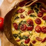 tortillaquiche met tomaat feta