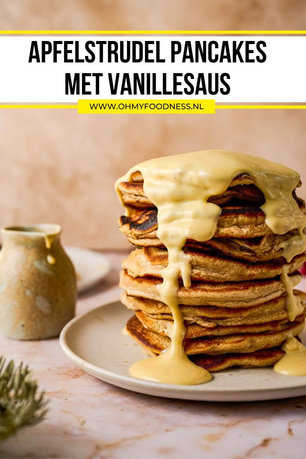Apfelstrudel pancakes 5 apfelstrudel vanillesaus