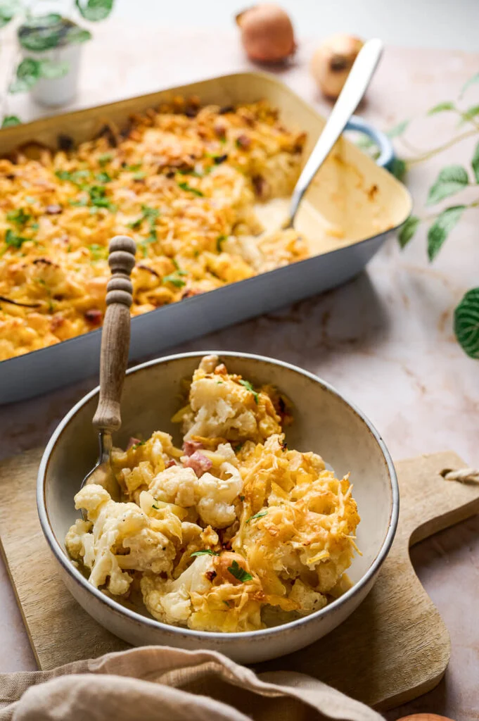 Bloemkool ovenschotel met rösti 4 bloemkool ovenschotel