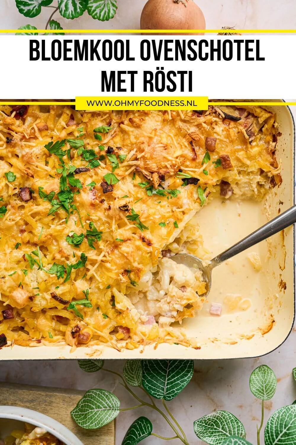 Bloemkool ovenschotel met rösti 6 bloemkool rosti ovenschotel