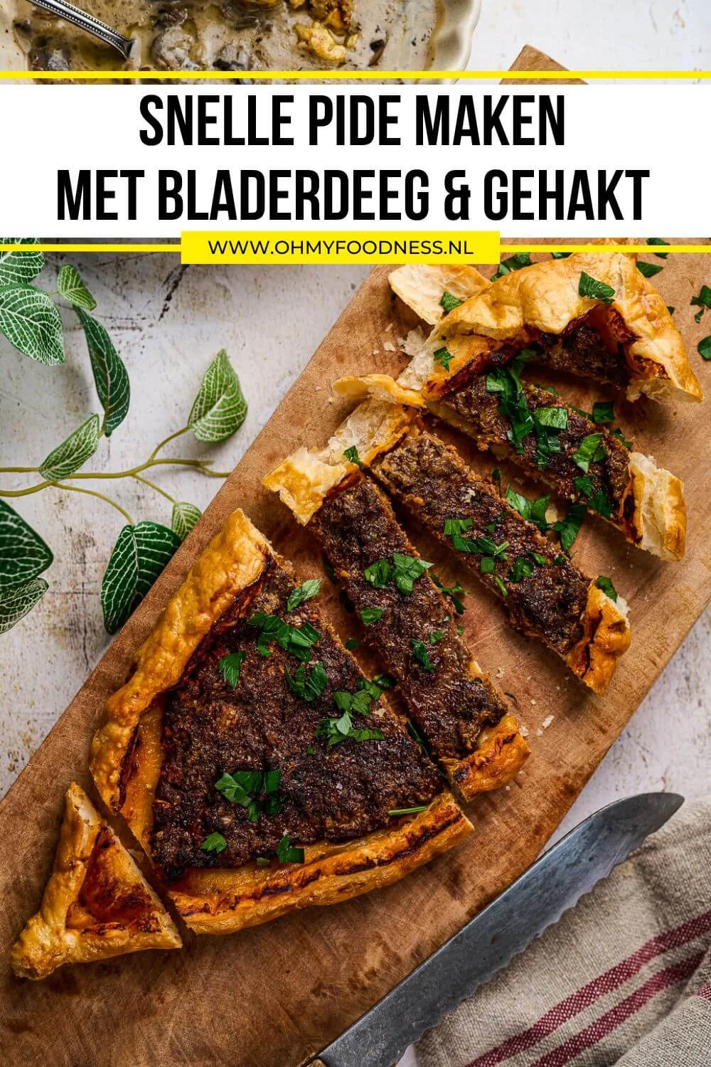 Super snelle pide maken 4 pide maken met gehakt
