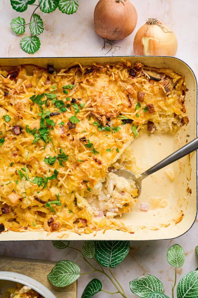 Bloemkool ovenschotel met rösti 2 rosti ovenschotel