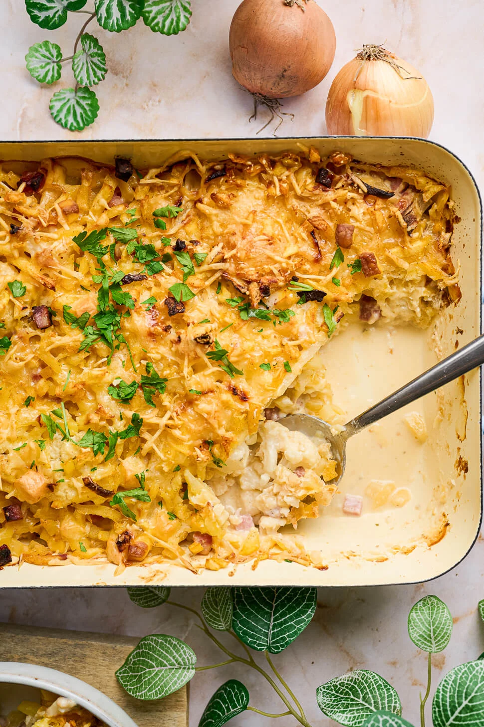 Bloemkool ovenschotel met rösti 7 rosti ovenschotel