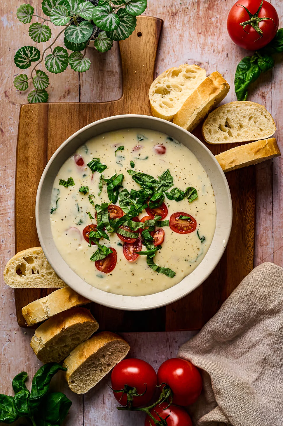 Warme Italiaanse dip 1 Caprese dip