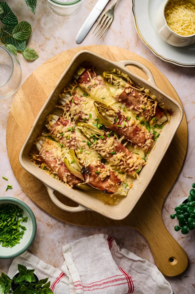 Witlof met ham en kaas uit de oven 2 snelle witlof ham en kaas