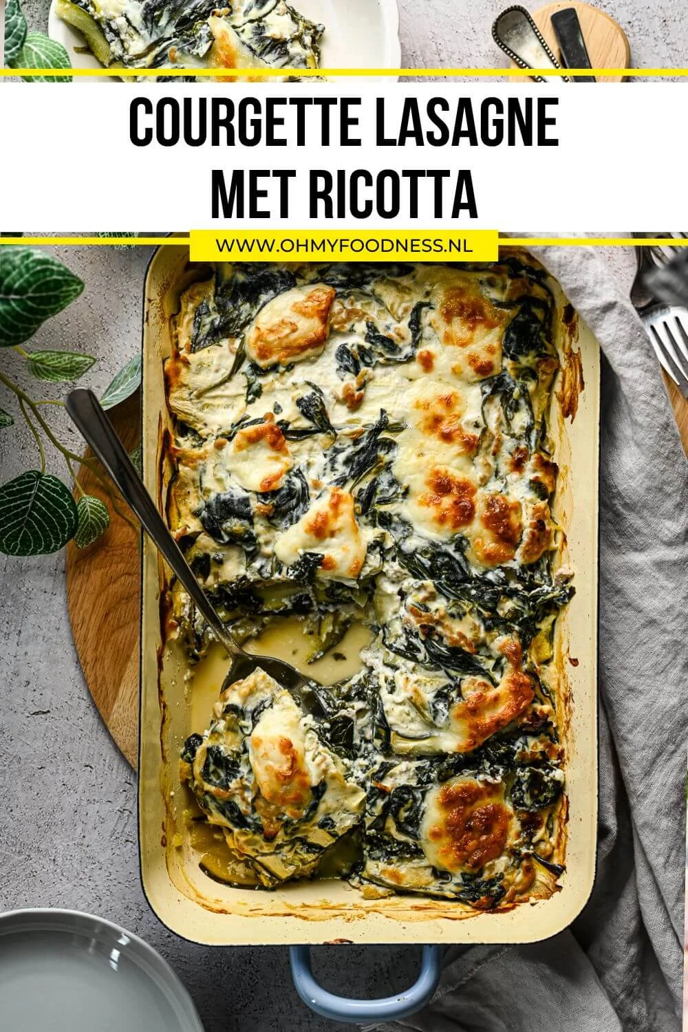 Courgette lasagne met ricotta 5 courgette lasagne maken