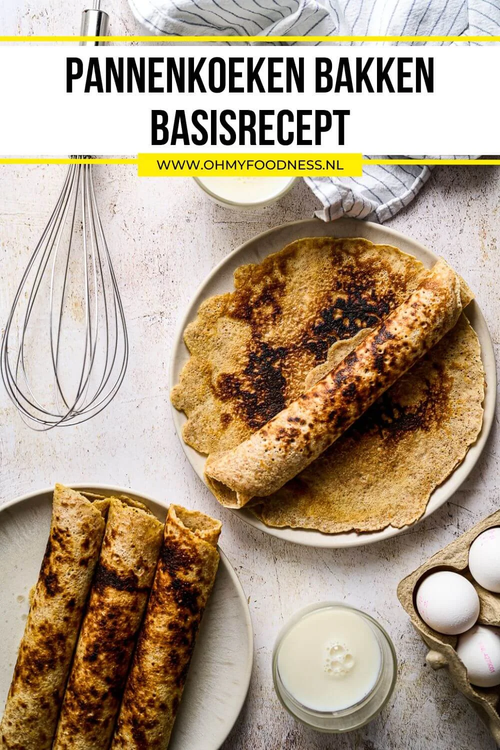 Mijn vaste pannenkoek recept 4 pannenkoek recept basis