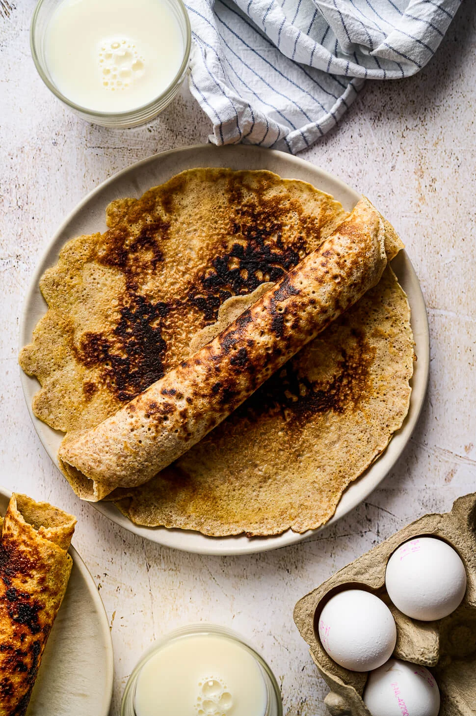Mijn vaste pannenkoek recept 2 pannenkoeken recept