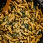 pasta pesto kip recept