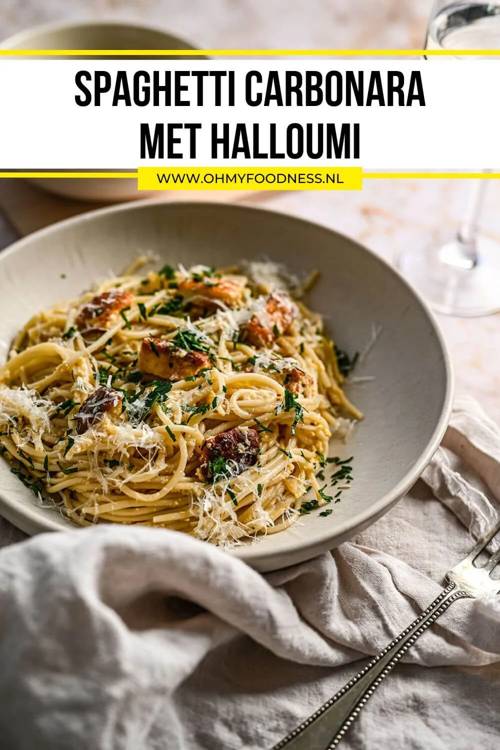 Spaghetti carbonara met halloumi 5 carbonara halloumi recept