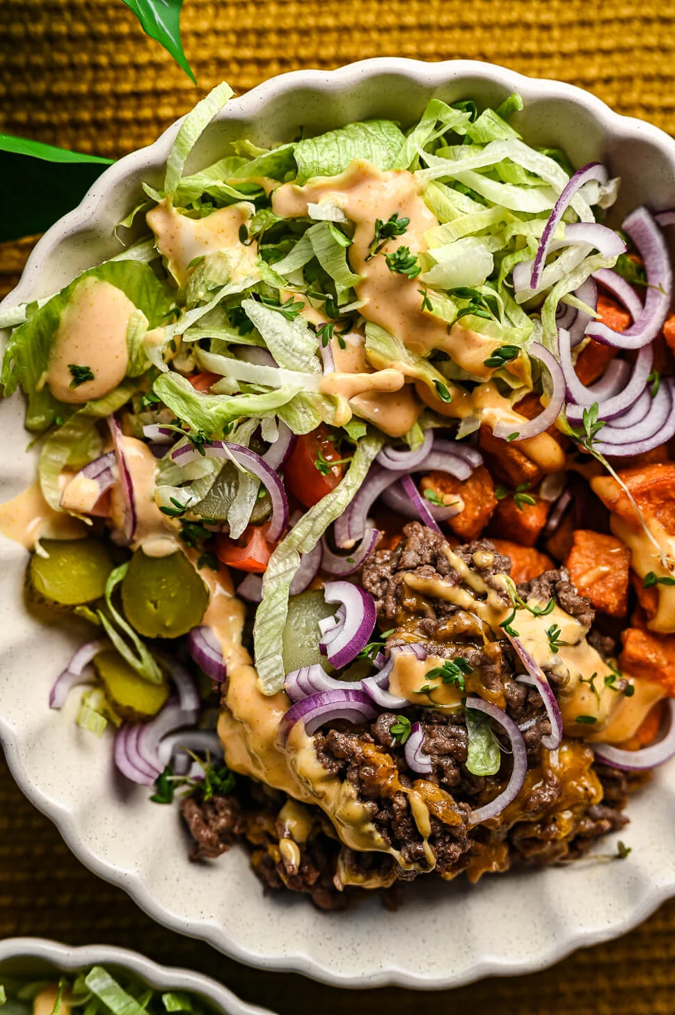 cheeseburger bowl