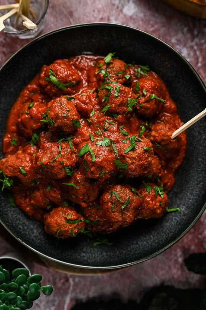 Spaanse Albondigas 2 Gehaktballetjes in tomatensaus