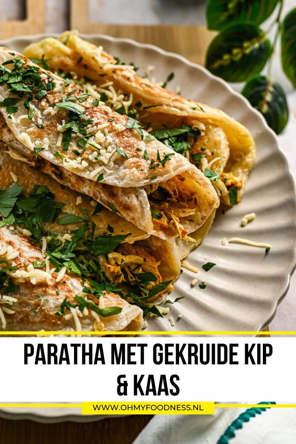 Paratha recept met kip