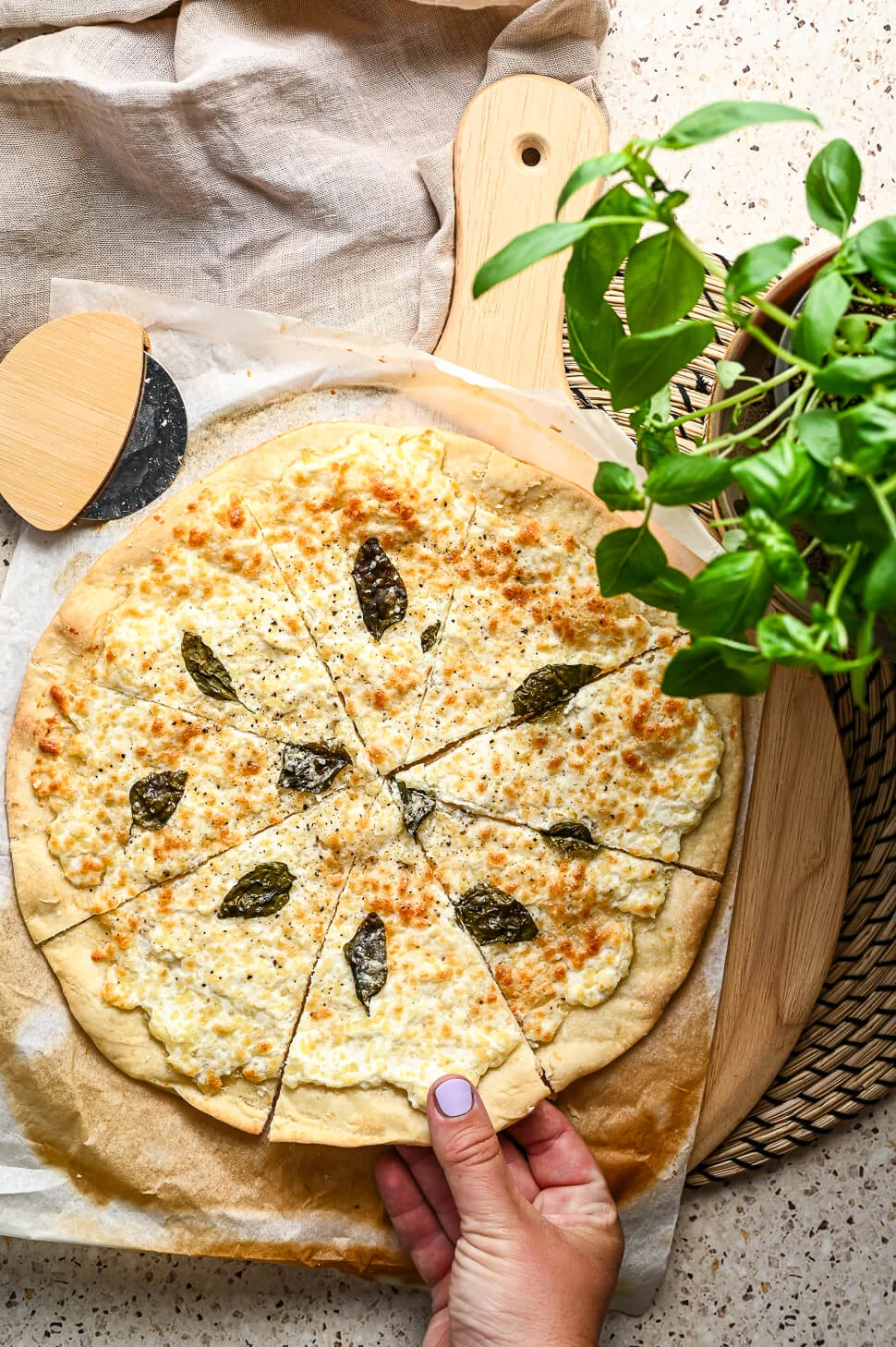 Pizza bianca (witte pizza) 2 Witte pizza